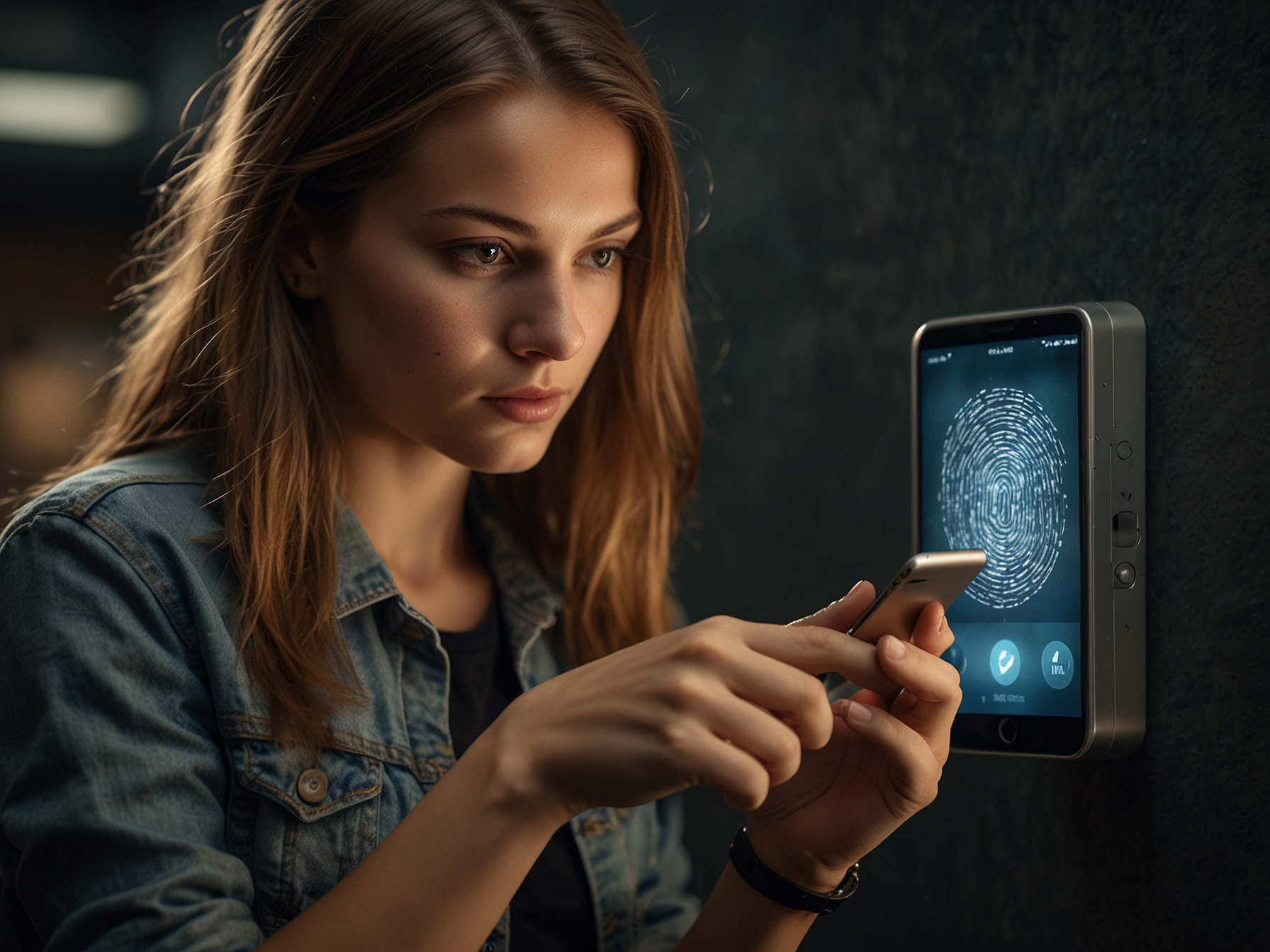Player logging into SpinBet on mobile